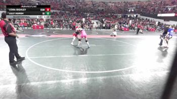 118 lbs Quarterfinal - Cora Bighley, Victory School Of Wrestling vs Lilly Hursh, N8