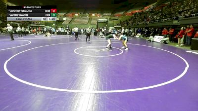 145 lbs Semifinal - Audrey Segura, Redwood -Visalia vs Avery Naven, Frontier