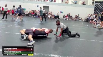 150 lbs Quarterfinal - Charles Griffis, Wolfpack vs Anthony Roncketti, Legends Athletics