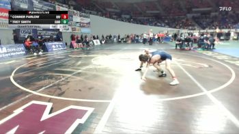 5A Boys 120 lbs Quarterfinal - Trey Smith, Canby Boys vs Conner Farlow, Hood River Valley Boys
