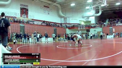 120 lbs Champ. Round 1 - Nolan Langley, Bloomington South Wrestling Cl vs Ashton Goney, Cowan Wrestling Club