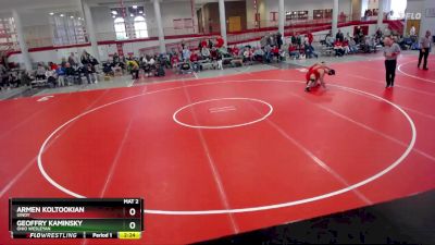 197 lbs Semifinal - Armen Koltookian, UIndy vs Geoffry Kaminsky, Ohio Wesleyan