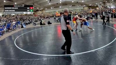 215 lbs Quarterfinals (8 Team) - Gabe Moore, Cleveland High School vs Jackson Wilson, Ravenwood High School