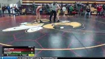 152 lbs Quarterfinal - Jack Popke, Enumclaw vs Raymond Matanane, Clover Park