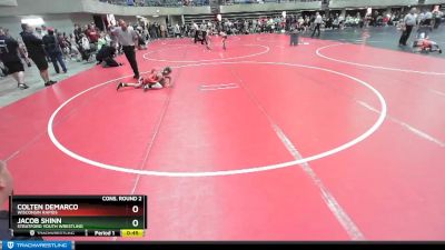 75 lbs Cons. Round 2 - Colten DeMarco, Wisconsin Rapids vs Jacob Shinn, Stratford Youth Wrestling