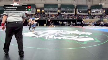 150-4A/3A Quarterfinal - Liam Peterson, Aberdeen vs Zahid Shujaee, James Hubert Blake