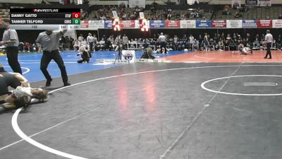 132 lbs Quarters & Wb (16 Team) - Danny Gatto, Stafford vs Tanner Telford, Corner Canyon