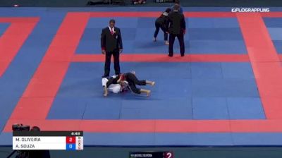 MICHELE OLIVEIRA vs AMANDA SOUZA 2018 Abu Dhabi Grand Slam Rio De Janeiro
