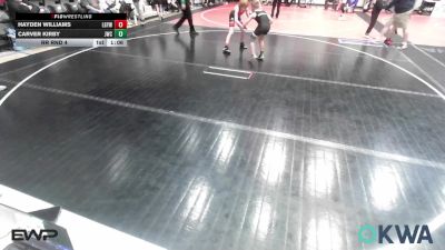80 lbs Rr Rnd 4 - Hayden Williams, Locust Grove Youth Wrestling vs Carver Kirby, Jay Wrestling Club