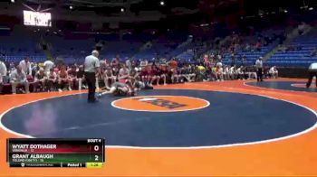 182 lbs Quarterfinals (8 Team) - Grant Albaugh, Tolono (Unity) vs Wyatt Dothager, Vandalia