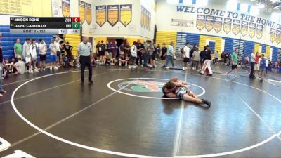 120 lbs Cons. Round 2 - David Cardullo, Palm Harbor University vs Mason Rohe, Victory Elite
