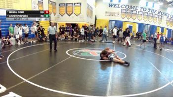 120 lbs Cons. Round 2 - David Cardullo, Palm Harbor University vs Mason Rohe, Victory Elite