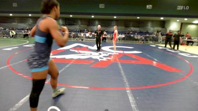 124 lbs Consi Of 4 - Kailin Sebert, TX vs Lexy Pabon, MD