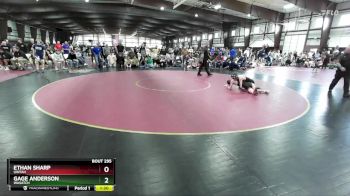 106 lbs 1st Place Match - Ethan Sharp, Uintah vs Gage Anderson, Wasatch