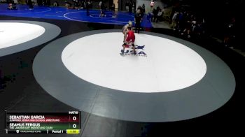 144 lbs Champ. Round 3 - Seamus Fergus, The Laboratory (Wrestling Club) vs Sebastian Garcia, Junipero Serra High School Wrestling