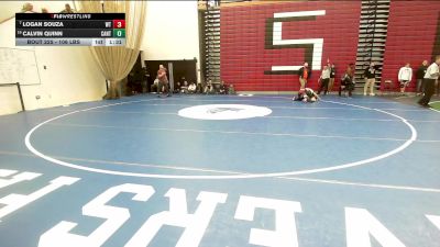 106 lbs Consi Of 8 #2 - Logan Souza, Whittier vs Calvin Quinn, Canton