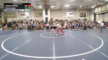 215 lbs Consolation - Logan O'Connell, Mount Greylock vs Wyllys Ames, Scituate