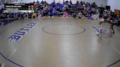 90-98 lbs Round 1 - Braylon Williams, Highlands vs Hudson Clark, Franklin