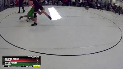 178 lbs Cons. Round 2 - Cooper Ferris, Nebraska vs Titus Miron, Nebraska