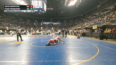 175 lbs Round Of 32 - Justin Bennethum, Northern Lebanon vs Tyler Youngcourt, Hazleton