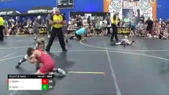 92 lbs Round 1 (6 Team) - Jaxon Swan, Midwest Xtreme Wrestling vs Adriana Kunz, Untouchables White