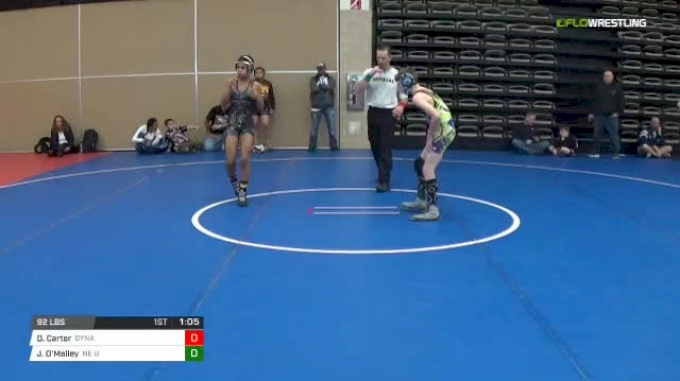 92 Lbs Round Of 16 Devan Carter Dynamite Usa Black Es Vs Jordan