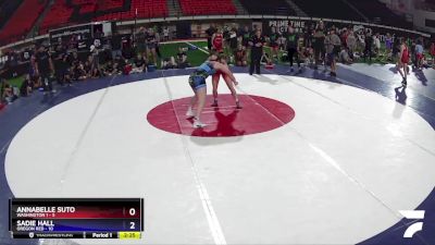 135 lbs Round 4 (16 Team) - Annabelle Suto, Washington 1 vs Sadie Hall, Oregon Red