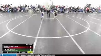 43-49 lbs Round 1 - Caden Senzig, LaCrosse Area Wrestlers vs Bentley Millard, Wisconsin