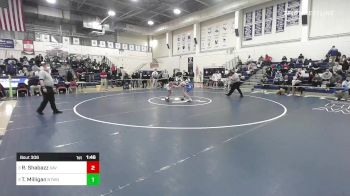 106 lbs Semifinal - Raekwon Shabazz, Xavier vs Tommy Milligan, Newtown