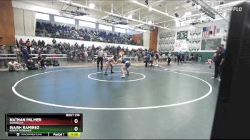 132 lbs Cons. Round 1 - Isaish Ramirez, North Torrance vs Nathan Palmer, Camarillo