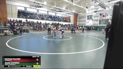 132 lbs Cons. Round 1 - Isaish Ramirez, North Torrance vs Nathan Palmer, Camarillo