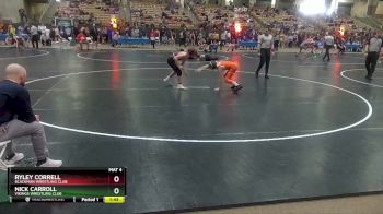 100 lbs Semifinal - Nick Carroll, Vikings Wrestling Club vs Ryley Correll, Blackman Wrestling Club