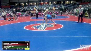 5A-126 lbs Quarterfinal - Aiden Lipford, Jones County vs Durben Carpenter, Chattahoochee HS