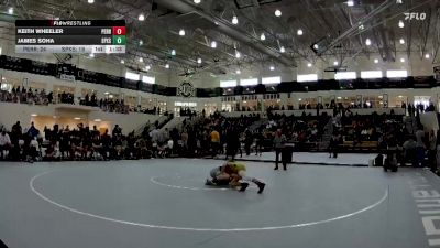 120 lbs 2nd Wrestleback (16 Team) - James Soha, St Pius X School vs Keith Wheeler, Perry