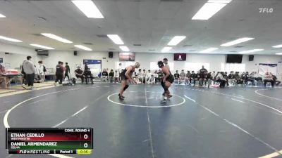 165 lbs Cons. Round 4 - Ethan Cedillo, Westminster vs Daniel Armendarez, Selma