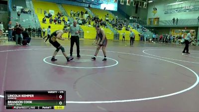 175 lbs Quarterfinal - Brandon Cook, Forest Grove vs Lincoln Kemper, Glencoe