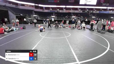 132 lbs Final - Alex Waitsman, Missouri Fire vs Marissa Sanabria, Missouri Ice