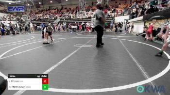 52 lbs Consi Of 8 #1 - Ira Primm, Shelton Wrestling Academy vs Peter Mattheisen, Standfast OKC