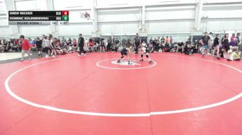 75 lbs Round Robin 1 - Drew Becker, Rebellion - MS vs Dominic Golembiewski, Neighborhood Wrestling Club - MS