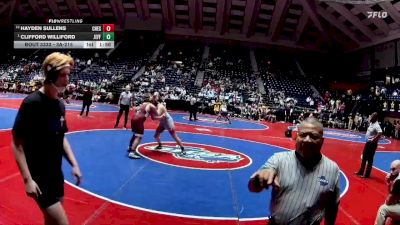 3A-215 lbs Semifinal - Clifford Williford, Jefferson vs Hayden Sullens, Chestatee