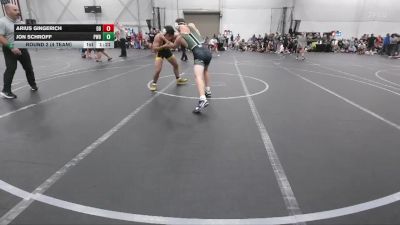 165 lbs Round 2 (4 Team) - Jon Schroff, Prime Wrestling Black vs Arius Gingerich, Dayton Bandits