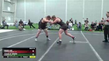 285 lbs Cross Bracket (8 Team) - Maxx Lee, Montana Maroon vs Charlie Green, Wyoming Gold