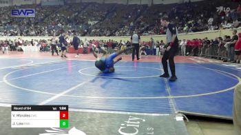 105 lbs Round Of 64 - Victor Morales, Cache Wrestling Club vs Ja'kaden Law, Roosevelt