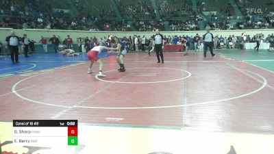 100 lbs Consi Of 16 #2 - Gage Sharp, Chandler Junior High vs Eli Berry, Independent