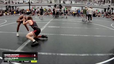 126 lbs Round 3 (8 Team) - STEVEN ROBLES, Team Arizona vs Mason Whitney, Mat Assassins Black