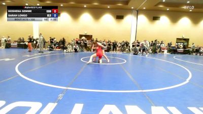 155 lbs Cons. Round 2 - Hoshena Gemme, Connecticut vs Sarah Longo, New Jersey