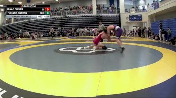 157 lbs Champ. Round 2 - Izaac Driver, Columbia City vs Chase Godwin, Swanton