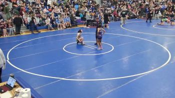 100 lbs Champ. Round 1 - Trinity McGovern, Royalton Hartland-Barker vs Madelyn Mahaney, Alexander