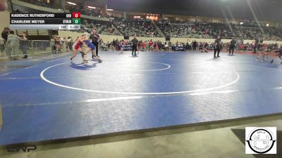 118 lbs Quarterfinal - Kadence Rutherford, Grove vs Charlene Meyer, Stillwater Lady Pioneers JH