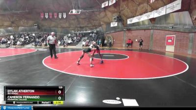 125 lbs Quarterfinal - Dylan Atherton, Rio Hondo vs Cameron Fernando, Moorpark College